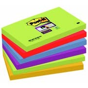 Karteczki Post-it Super Sticky Kolory wiata, Paleta Marrakesz, 76 x 76 mm