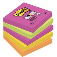 Karteczki Post-it Super Sticky Kolory wiata, Paleta Kapsztad, 76 x 76 mm