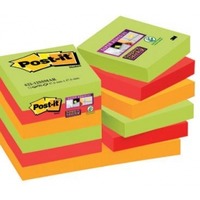 Karteczki Post-it Super Sticky Kolory wiata, Paleta Marrakesz, 47, 6 x 47, 6 mm