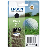 EPSON C13T34614010 Tusz Epson Golf ball Singlepack Black 34 DURABrite Ultra 6, 1 ml