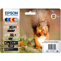 EPSON C13T379D4010 Tusz Epson Multipack 6-colors 378XL+478XL Claria photo HD