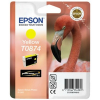 EPSON C13T08744010 Tusz Epson T0874 yellow Retail Pack BLISTER Stylus photo R1900