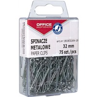 Spinacze metalowe OFFICE PRODUCTS, gadkie, 32