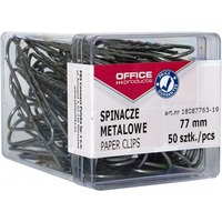 Spinacze metalowe OFFICE PRODUCTS, gadkie, 77