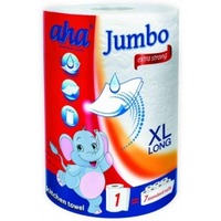 Papier toaletowy Aha economy / Aha Jumbo, biay, 66 metrw dwu warstwowy AHA Jumbo