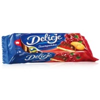 Ciastka Delicje, jagodowe, 147 g